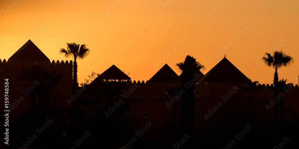 Marrakech silhouette