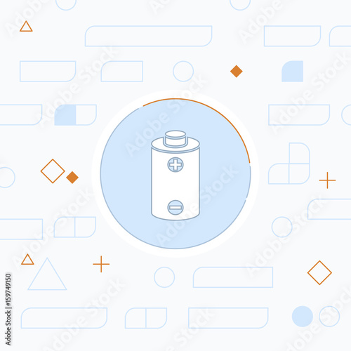 battery power vector icon