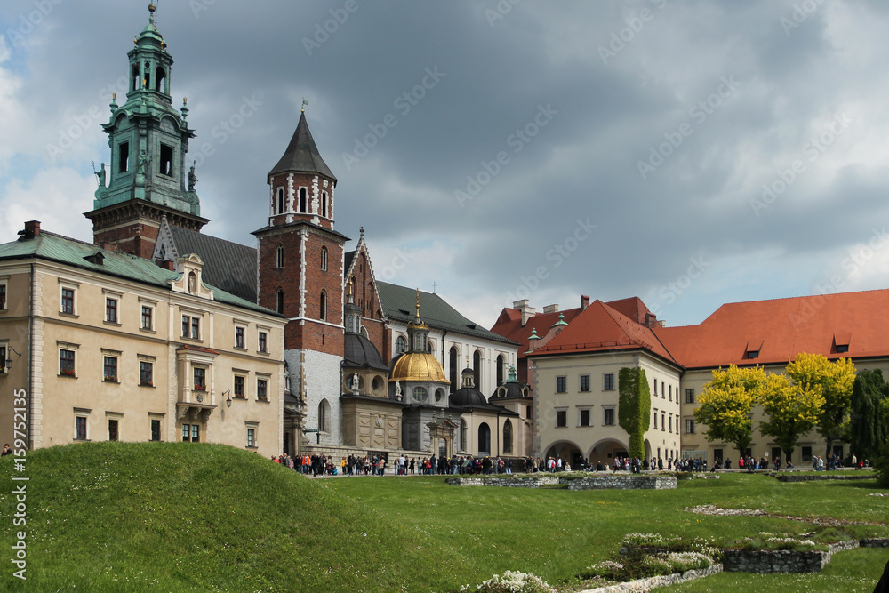 Medieval Wawel Castle in Cracow, Poland