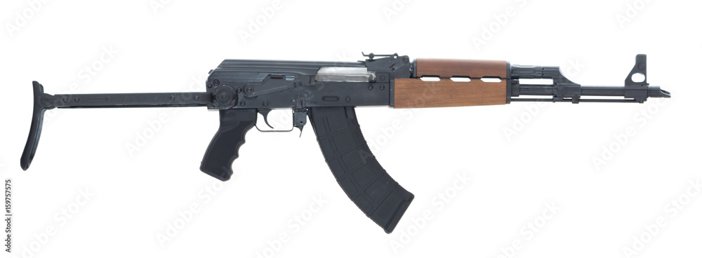 Фотография AK 47 Isolated on White Background Right