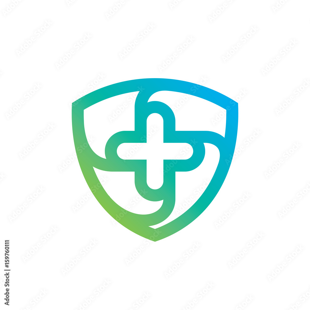 Shield Care Symbol Logo