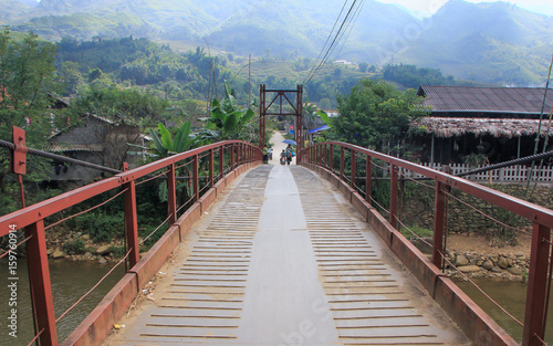 Cat Cat bridge near sapa, Vietnam