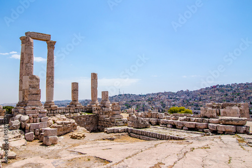 The Temple of Hercules in Amman, Jordan © marcociannarel