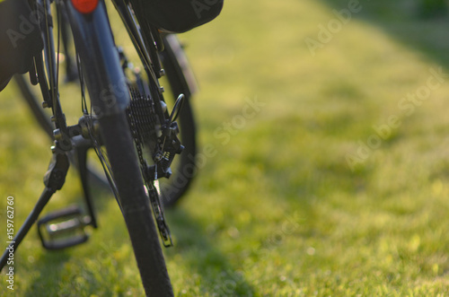 Bike in grass