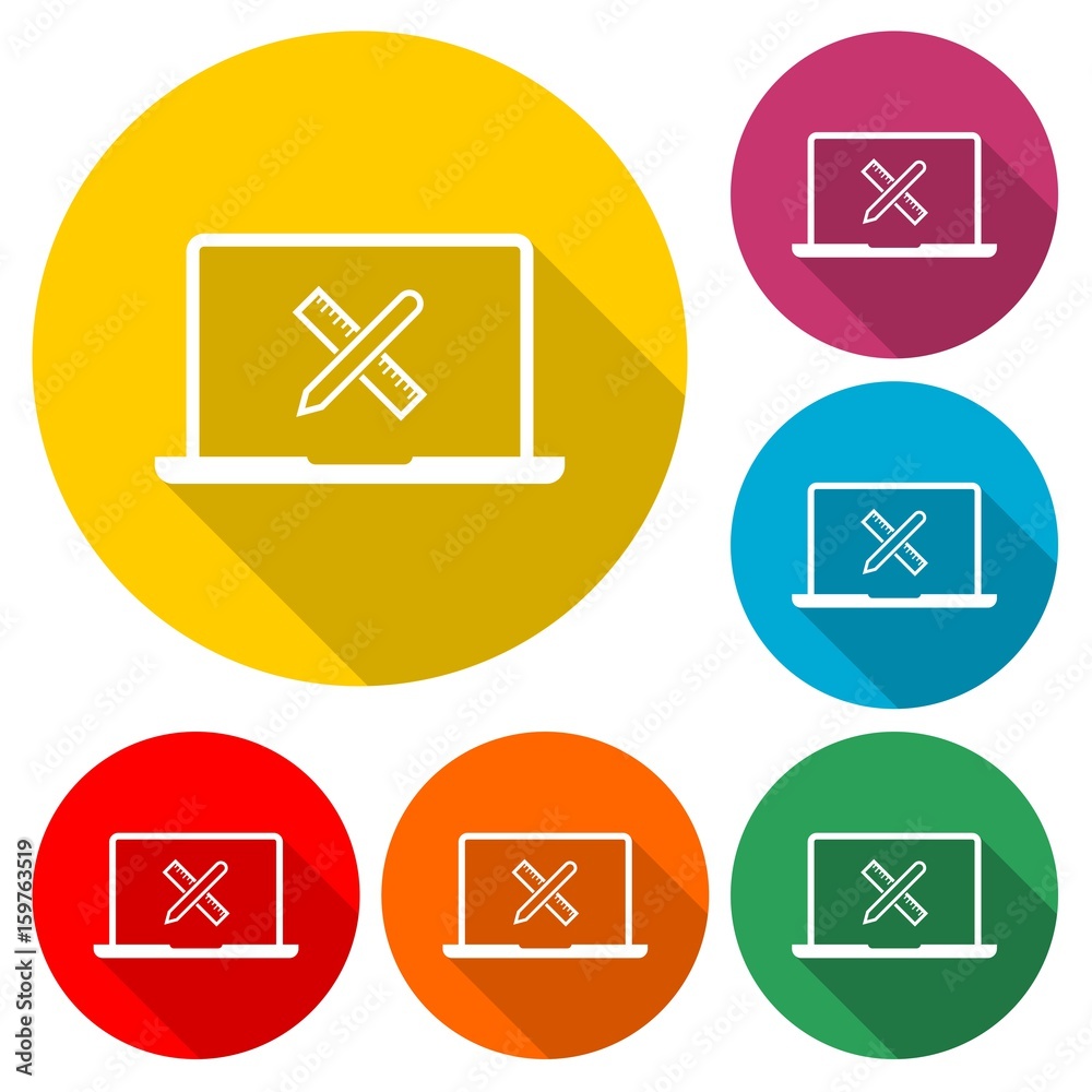 Design, laptop icon Design, laptop icon