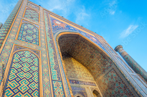 Sher Dor madrasah, Registan, Samarkand, Uzbekistan