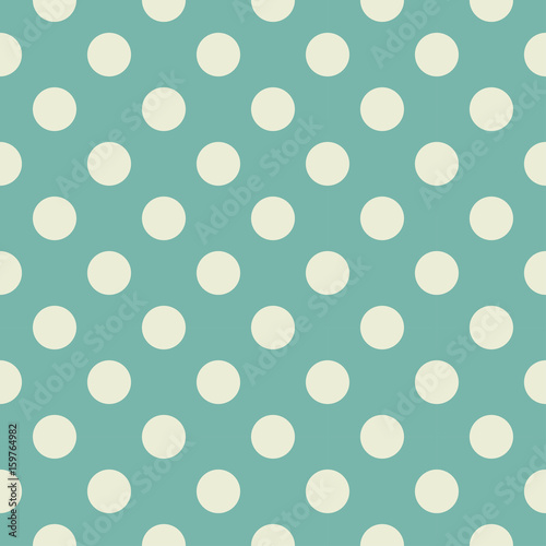 Vector abstract seamless pattern with dots.