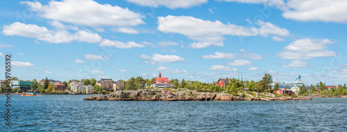 Schären vor Helsinki Panorama Kustaanmiekka Helsinki Finnland photo