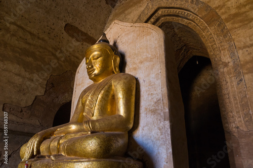 Buddha figure, Dhamayan Gyi temple, Bagan, Myanmar