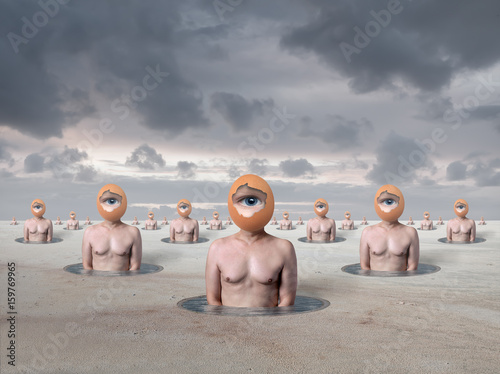 Принти на полотні Surrealist Art breakfasts