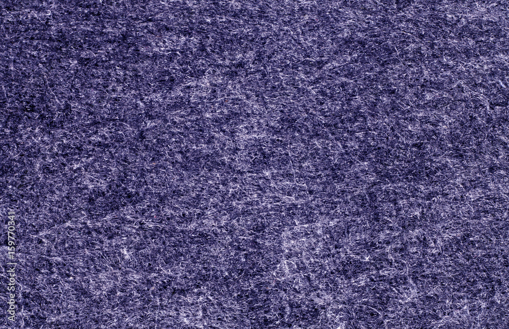 Blue color felt surface. Blue color felt surface.