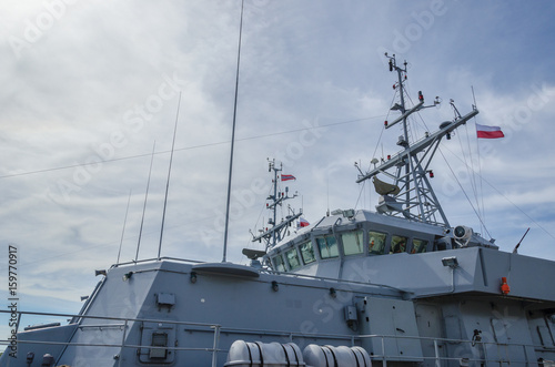 WARSHIP - Command post at the Norwegian warship