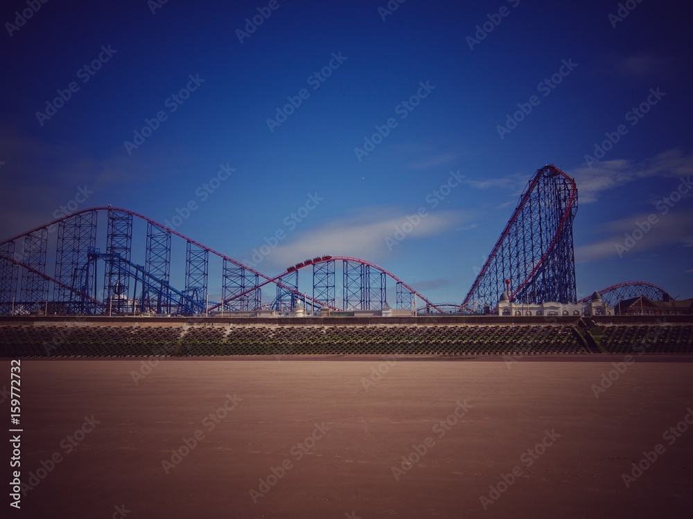 Obraz premium Rollercoaster 