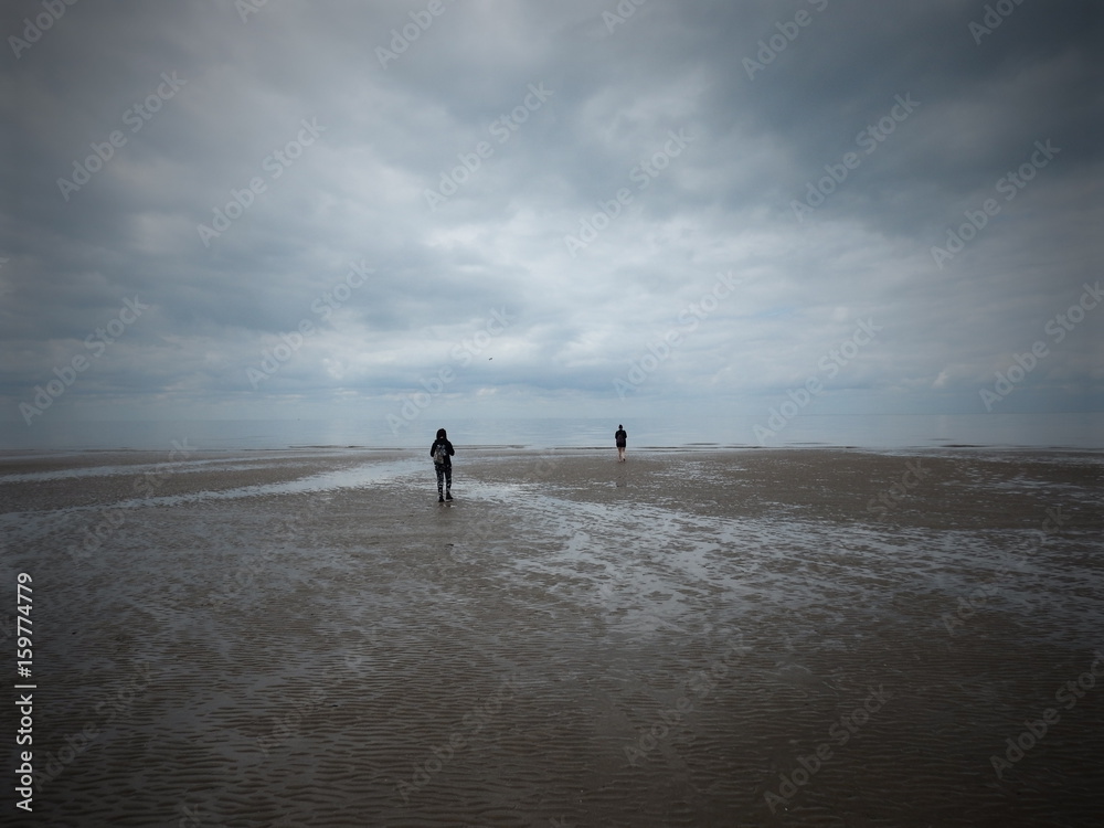 walking during low-tide