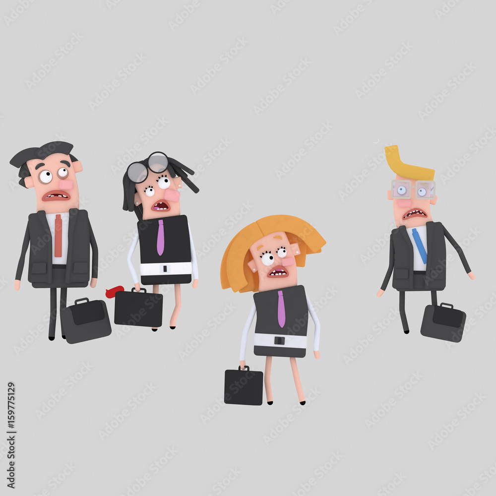 Scared business people
Easy combine! Custom 3d illustration contact me! Scared business people
Easy combine! Custom 3d illustration contact me!