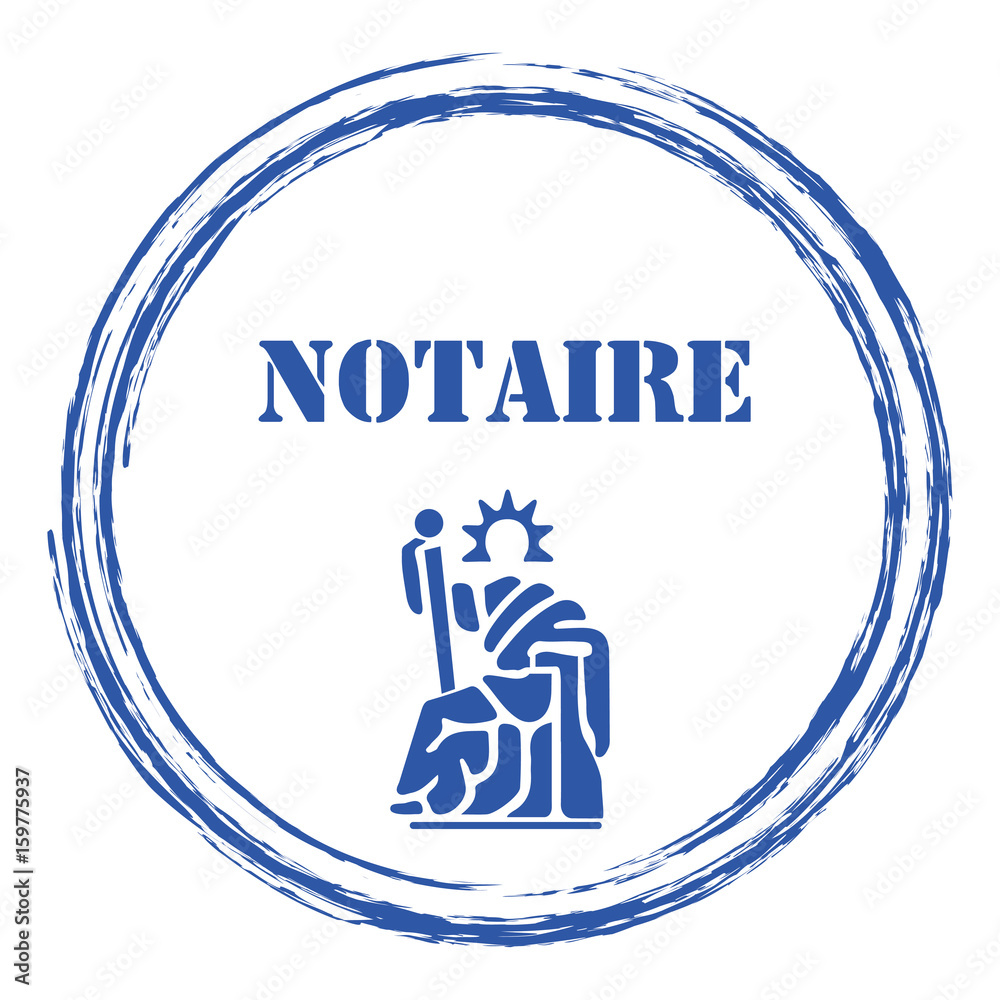 Vecteur Stock Logo notaire. | Adobe Stock
