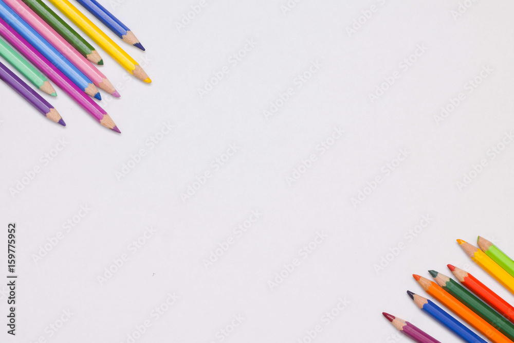 Fototapeta premium colored paint on the table