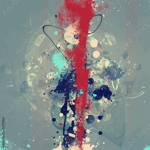 Grunge vector background or abstract texture Decorative vintage backdrop collage or modern distressed grungy retro creative graphic design art element