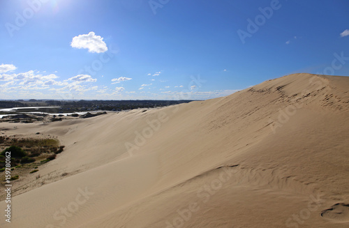 Dunes behind of Barra de Valizas - Uruguay