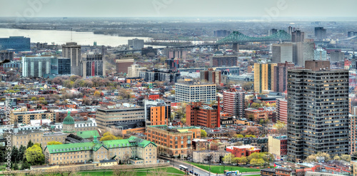 Montreal skyline from Mont Royal, Canada