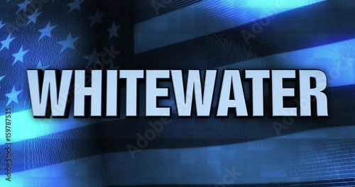Ominous Digital Political Text - Whitewater