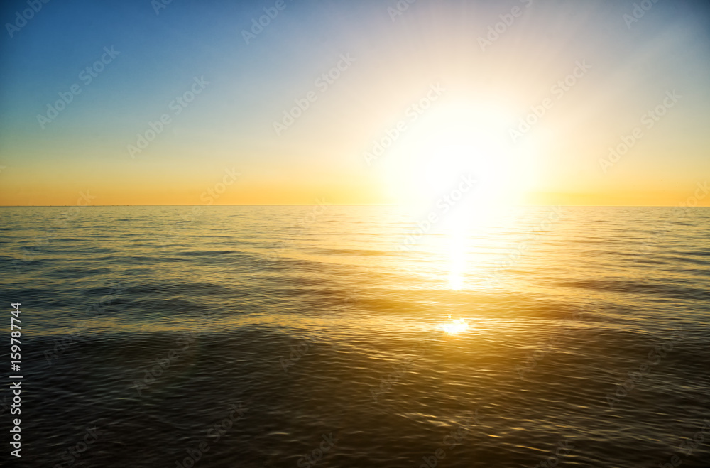 Fototapeta premium sunset on the sea