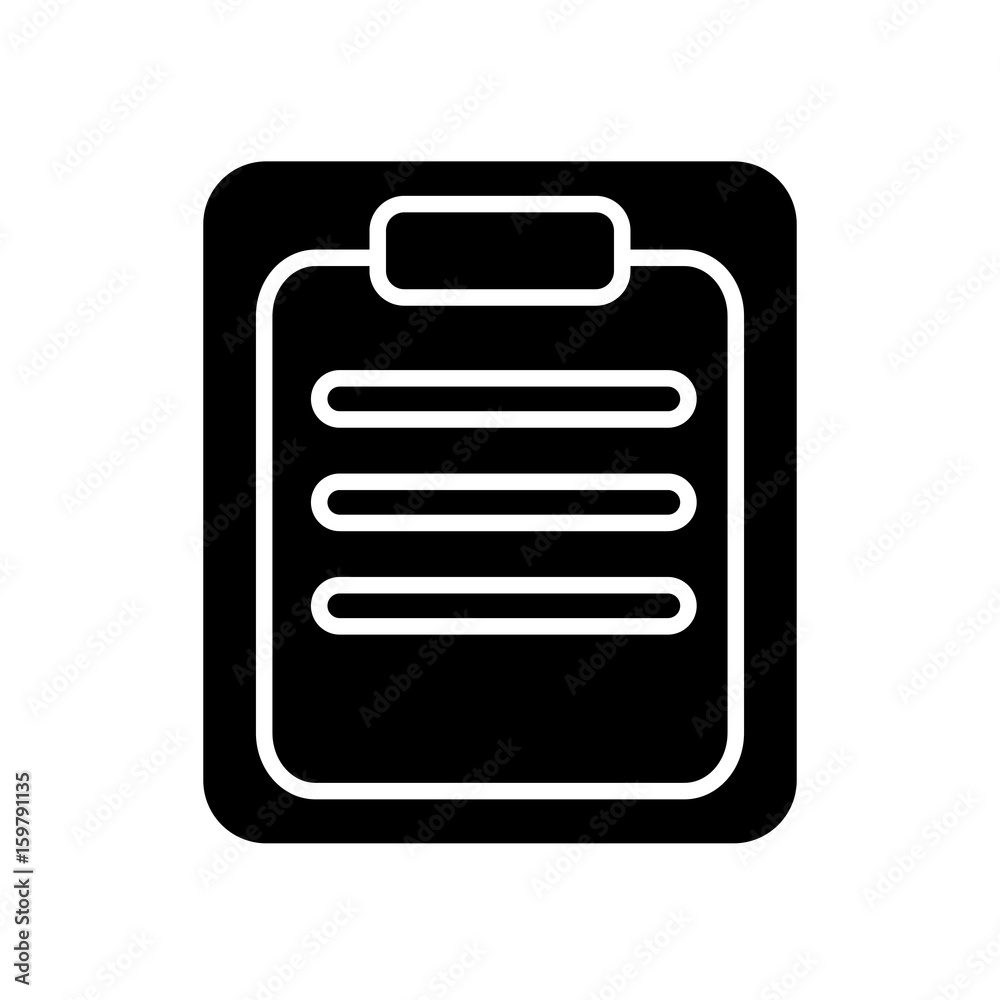 icon over white report background vector illustration icon over white report background vector illustration
