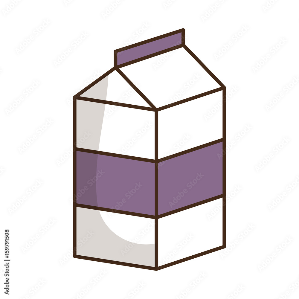 milk box icon over white background vector illustration milk box icon over white background vector illustration