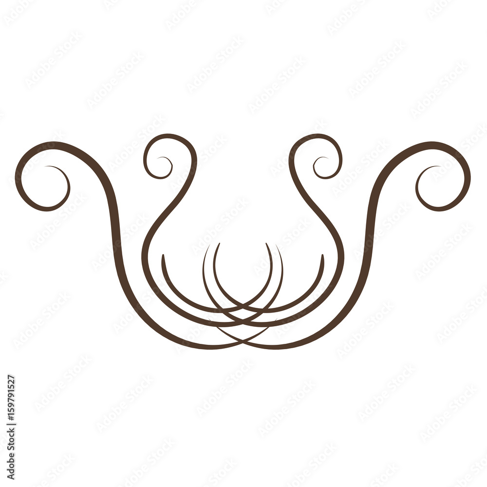 Elegant Victorian style design vector illustration design Elegant Victorian style design vector illustration design