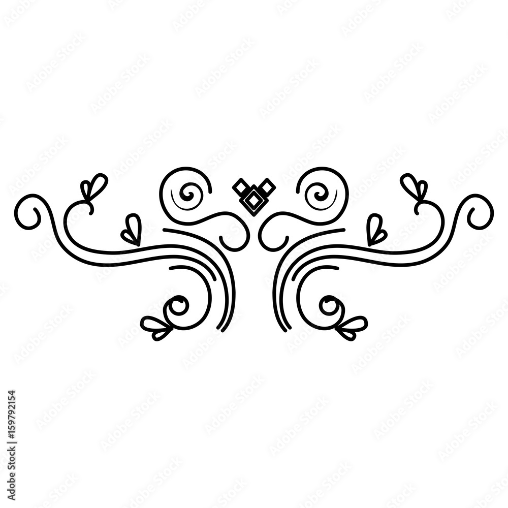 Elegant Victorian style design vector illustration design Elegant Victorian style design vector illustration design