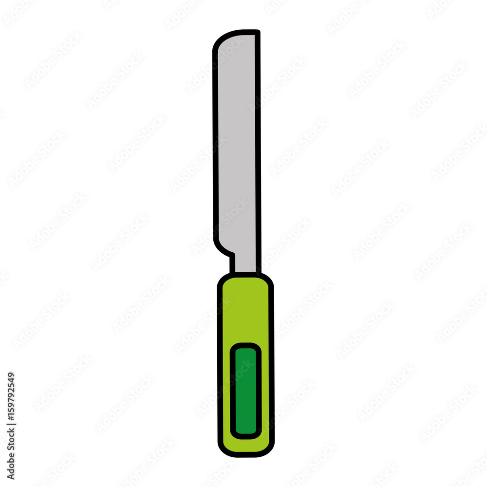 knife icon over white background vector illustration knife icon over white background vector illustration
