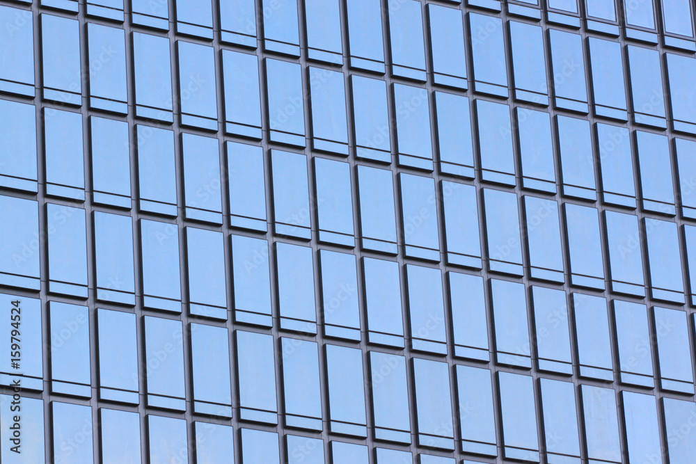 glass wall of a skyscraper. glass wall of a skyscraper.