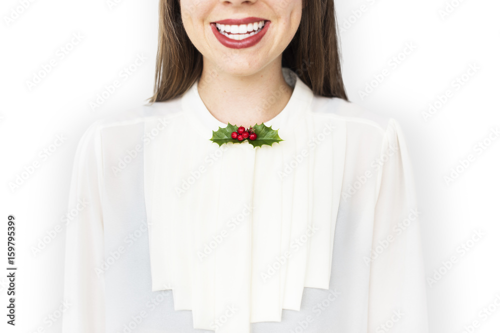 Young Woman Smiling Cheerful Concept Young Woman Smiling Cheerful Concept