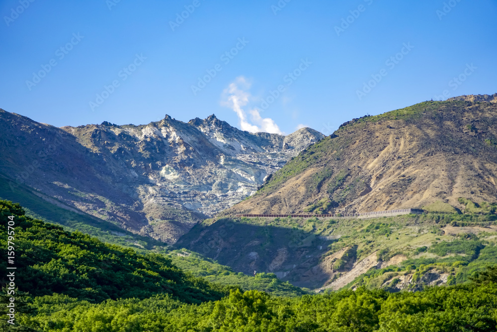 Obraz premium 硫黄山