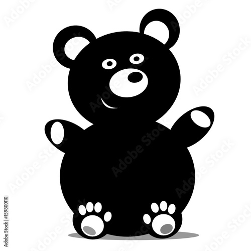 Sitzender Bär