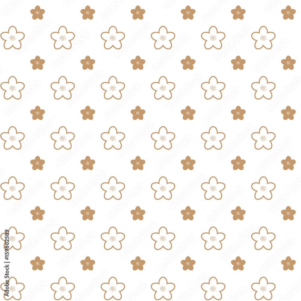 Sakura Flower pattern - Japanese style Background