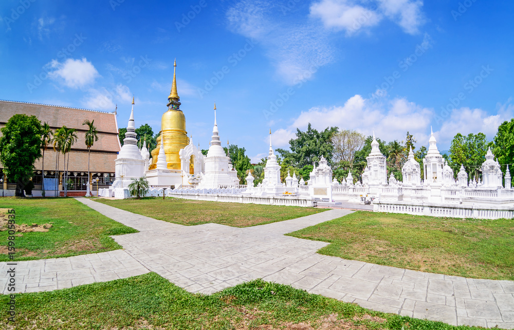 Wat Saundok temple in Chiangmai, Thailand
