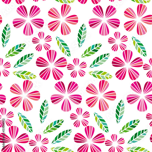 decorative leave and flower...