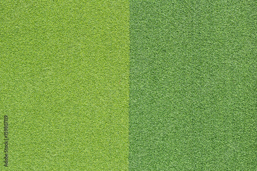 Bright and dark artificial green grass for texture and background