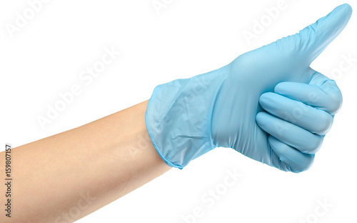 Fototapeta Naklejka Na Ścianę i Meble -  Close up of female doctor's hand