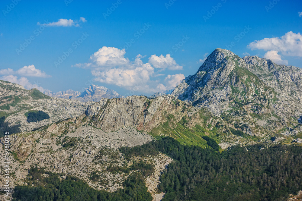 Amazing mountain landscape in Montenegro