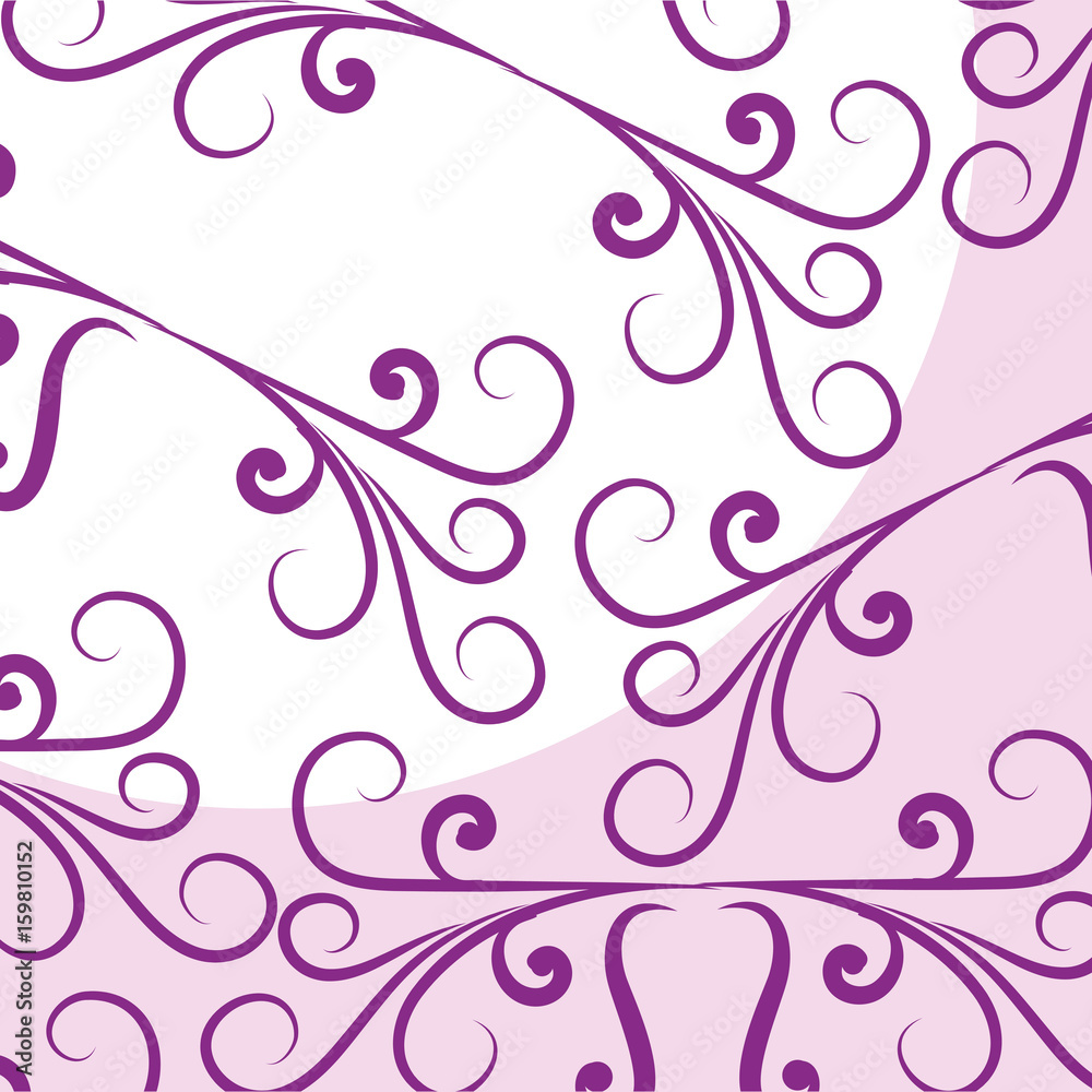 Elegant Victorian style background vector illustration design