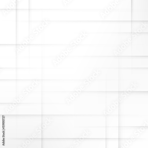 Empty white abstract background with horizontal and vertical lines. Paper vector design.