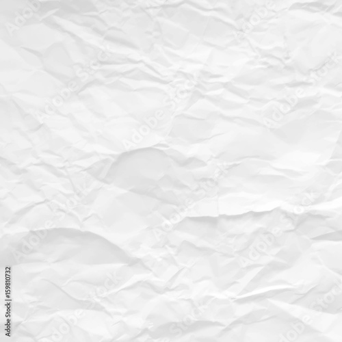 Gray crumpled paper texture design. Vector illustration.