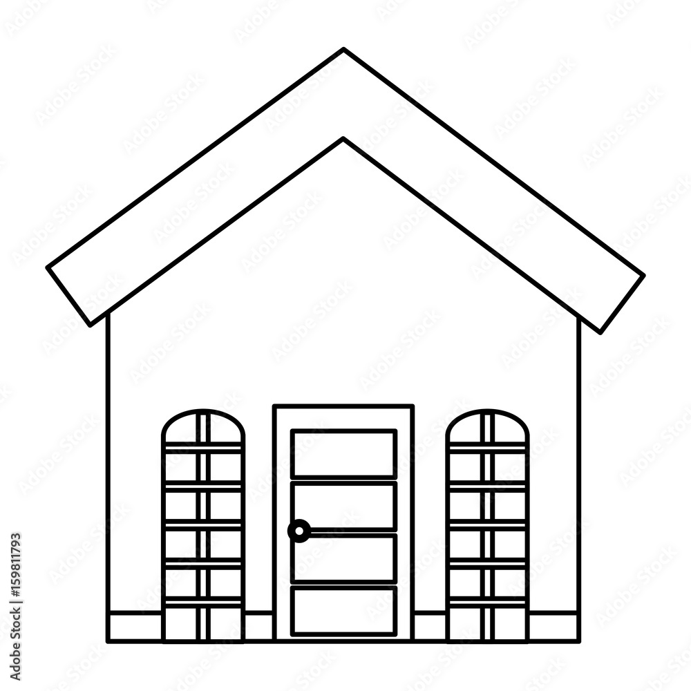 exterior house isolated icon vector illustration design exterior house isolated icon vector illustration design