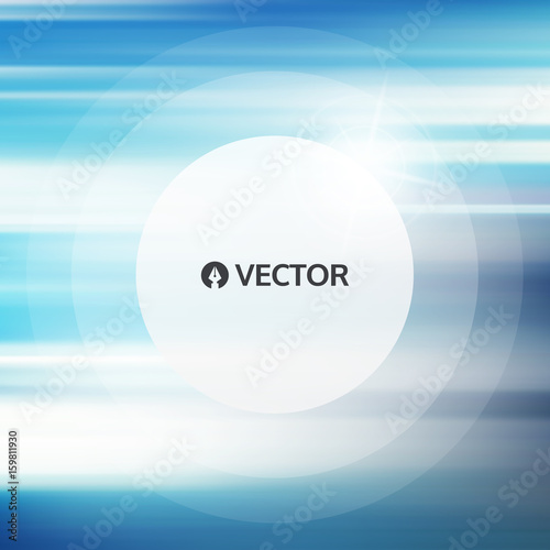 Wave background. Water surface. Vector illustration with place for text.