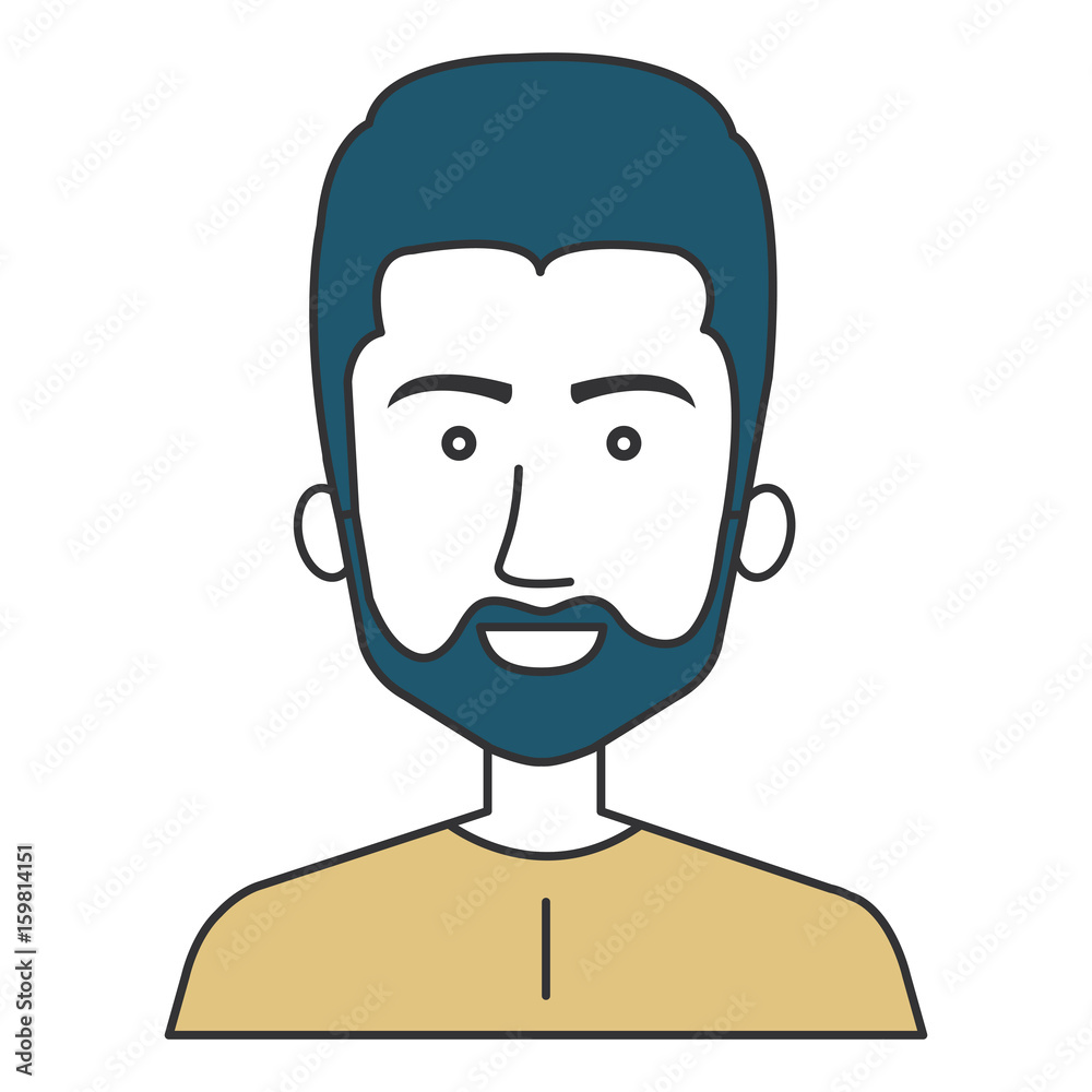 young man avatar character vector illustration design young man avatar character vector illustration design