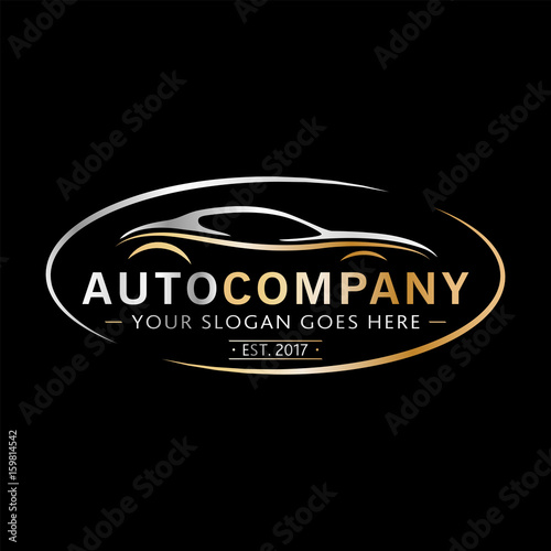 Modern Auto Company Logo Design. Vector and illustration.