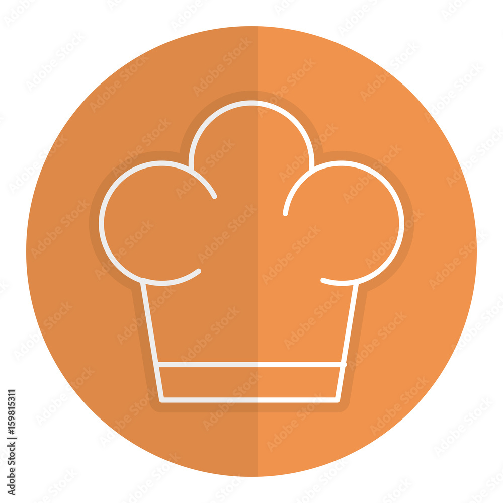 Isolated icon hat graphic job profesional uniform Isolated icon hat graphic job profesional uniform