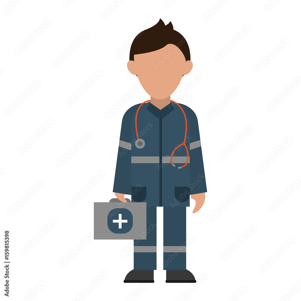 male paramedic icon image vector illustration design male paramedic icon image vector illustration design